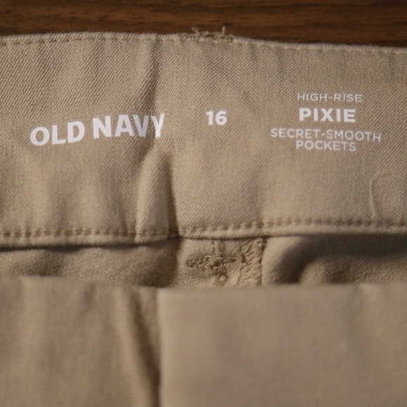 Old Navy Cream Work Pants - Picture 4 of 4